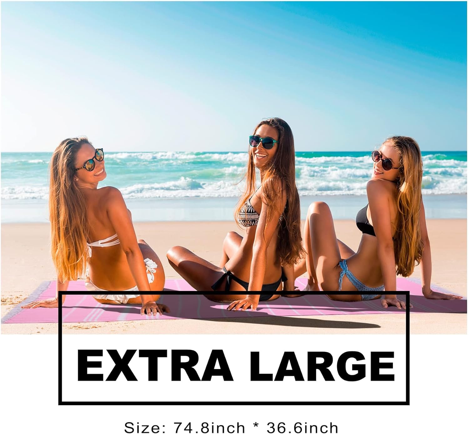 2 Packs Cotton Turkish Beach Towels Quick Dry Sand Free Oversized Bath Pool Swim Towel Extra Large Xl Big Blanket Adult Travel Essentials Cruise Accessories Must Haves Clearance Vacation Stuff 2 Packs Cotton Turkish Beach Towels Quick Dry Sand Free Oversized Bath Pool Swim Towel Extra Large Xl Big Blanket Adult Travel Essentials Cruise Accessories Must Haves Clearance Vacation Stuff