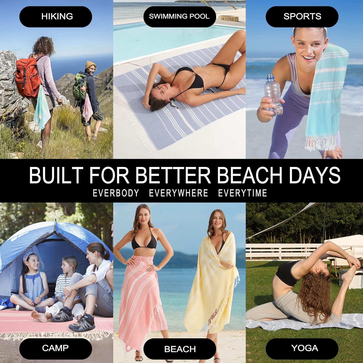 2 Packs Cotton Turkish Beach Towels Quick Dry Sand Free Oversized Bath Pool Swim Towel Extra Large Xl Big Blanket Adult Travel Essentials Cruise Accessories Must Haves Clearance Vacation Stuff 2 Packs Cotton Turkish Beach Towels Quick Dry Sand Free Oversized Bath Pool Swim Towel Extra Large Xl Big Blanket Adult Travel Essentials Cruise Accessories Must Haves Clearance Vacation Stuff