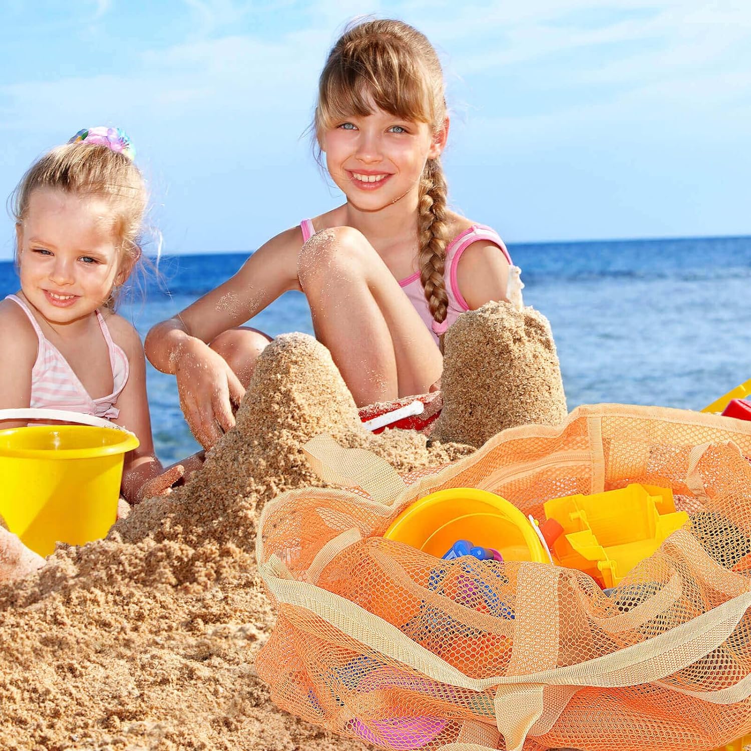 iminuo Mesh Beach Bag Waterproof Sandproof - Large Tote Pool Bag for Women Vacation Essentials Beach Accessories iminuo Mesh Beach Bag Waterproof Sandproof - Large Tote Pool Bag for Women Vacation Essentials Beach Accessories