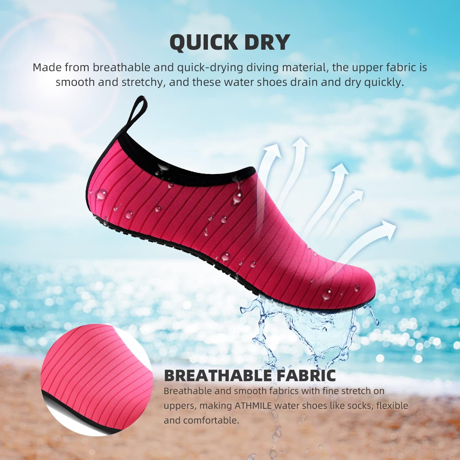 Water Shoes for Women Men Quick-Dry Aqua Socks Swim Beach Barefoot Yoga Exercise Wear Sport Accessories Pool Camping Must Haves Adult Youth Size Water Shoes for Women Men Quick-Dry Aqua Socks Swim Beach Barefoot Yoga Exercise Wear Sport Accessories Pool Camping Must Haves Adult Youth Size
