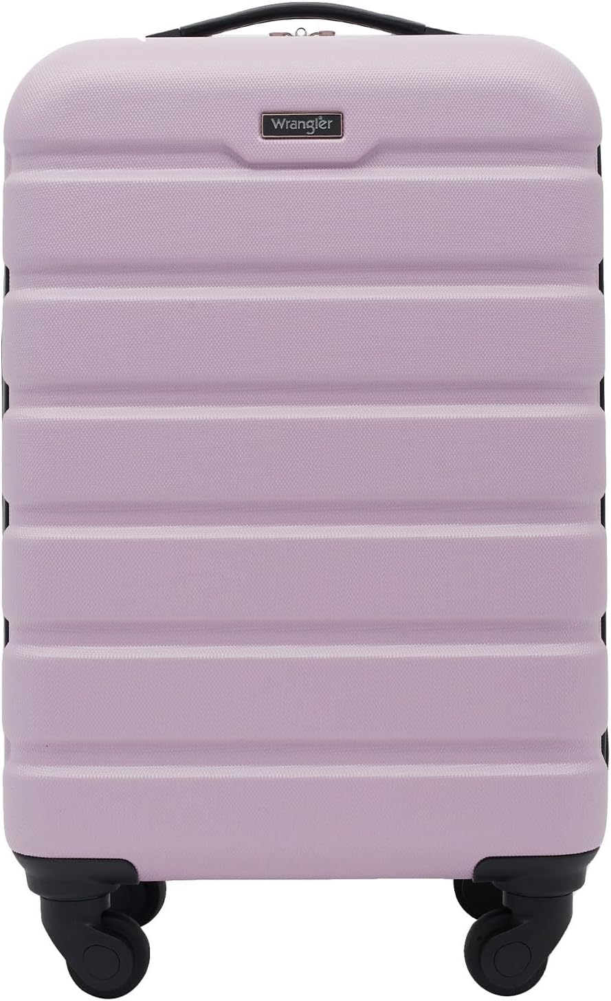 Wrangler 20 Spinner Carry-On Luggage, Lilac