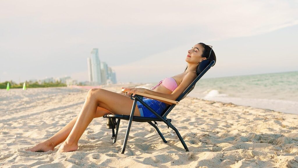 Water Buffalo Beach Chair - Premium Backpack Beach Chair for Adults - Beach Chair with Backpack Straps - Foldable and Reclining Beach Chair - Bondi Backpack Chair Water Buffalo Beach Chair - Premium Backpack Beach Chair for Adults - Beach Chair with Backpack Straps - Foldable and Reclining Beach Chair - Bondi Backpack Chair