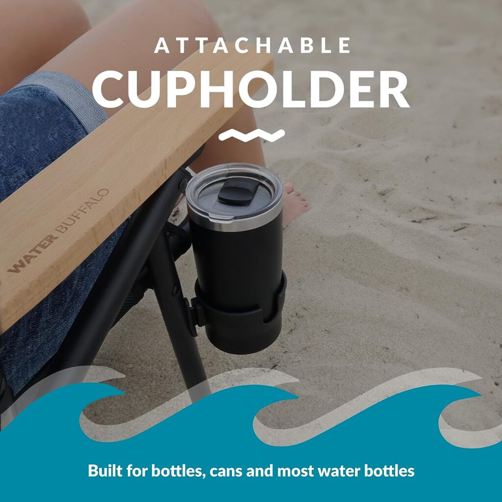 Water Buffalo Beach Chair - Premium Backpack Beach Chair for Adults - Beach Chair with Backpack Straps - Foldable and Reclining Beach Chair - Bondi Backpack Chair Water Buffalo Beach Chair - Premium Backpack Beach Chair for Adults - Beach Chair with Backpack Straps - Foldable and Reclining Beach Chair - Bondi Backpack Chair