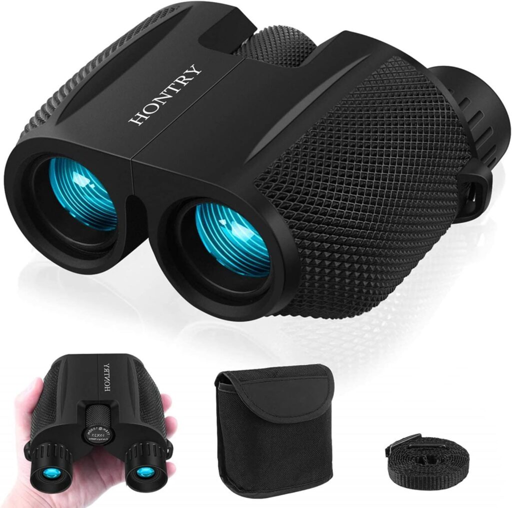 Hontry Binoculars for Adults and Kids, 10x25 Compact Binoculars for Bird Watching, Theater and Concerts, Hunting and Sport Games Hontry Binoculars for Adults and Kids, 10x25 Compact Binoculars for Bird Watching, Theater and Concerts, Hunting and Sport Games